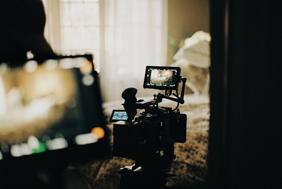 Video production equipment laid out for a pre-shoot check